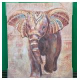 11 - ONE PIECE ELEPHANT ART 23.5X20" (B107)