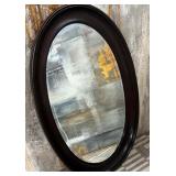 11 - CONTEMPORARY OVAL WALL MIRROR