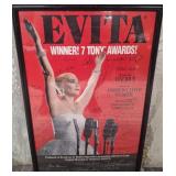 11 - BROADWAY MUSICAL POSTER FRAMED/SIGNED (U44)
