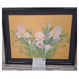 11 - DAVID LEE ART FRAMED 37X46" (U38)