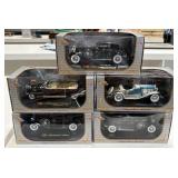 11 - FIVE COLLECTIBLE SIGNATURE MODELS CARS (B38)