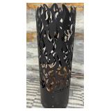 11 - DECORATIVE METAL FIRE BARREL (U79)
