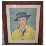 11 - VAN GOGH PRINT (1920S) FRAMED 27X22" (U41)