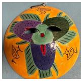 11 - VINTAGE MEXICAN FOLK ART POTTERY WALL MASK