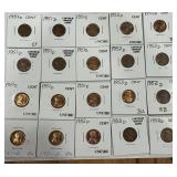 ASSORTED YEARS LINCOLN PENNIES