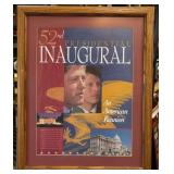 11 - CLINTON/GORE INAUGURAL ART FRAMED (B70)