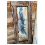11 - RUSTIC FARMHOUSE FLOOR MIRROR