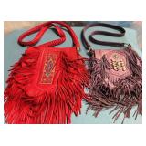 11 - TWO FRINGED SHOULDER BAGS (M34)