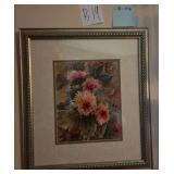 S1 - FLORAL ART FRAMED 16X15' (B19)
