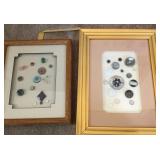 S1 - TWO BUTTON COLLECTIONS FRAMED (L115)