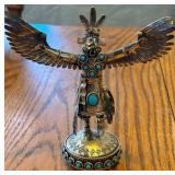 S1 - STERLING SILVER & TURQUOISE EAGLE KACHINA