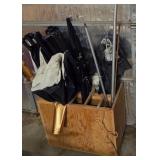 S1 - WOODEN STORAGE BOX WITH CONTENTS (G39)