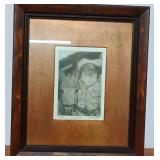 S1 - DONN KNEPP FRAMED ART WITH COA (N35)