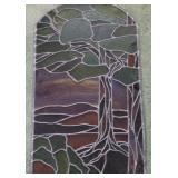 S1 - STAINED GLASS ART PANEL (AS IS) (E161)