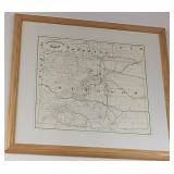 S1 - MAP OF COLORADO FRAMED (N61)