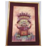 S1 - FRAMED TONY ABEYTA  ART 35X26" (N37)