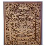 S1 - CARVED WOOD LORDS PRAYER (K302)