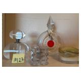 N1 - COLLECTIBLE PERFUME BOTTLES, VOTIVE HOLDER