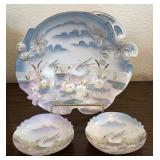 N1 - THREE-PIECE VINTAGE DISH SET (L31)
