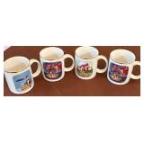 N1 - FOUR RON LEE CLOWN MUGS (B144)