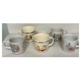 N1 - FIVE COLLECTIBLE WEDGWOOD MUGS (K68)