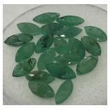 6.91CT EMERALD GEMSTONES