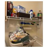 N1 - STEAM IRON, LIGHT BULBS, CLEANING SUPPLIES
