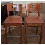 N1 - PAIR OF MATCHING BAR STOOLS (B39)