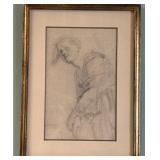 N1 - PETER PAUL RUBENS' PRINT FRAMED 21X15' (K124)