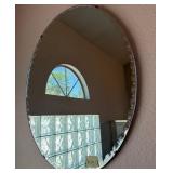 N1 - ROUND WALL MIRROR WITH BEVELED EDGE 29' (M51)