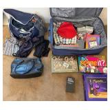 N1 - SUITCASE & CARRY BAG WITH CONTENTS (M31)