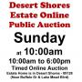 Sun.@10am - Desert Shores Estate Online Auction 7/26