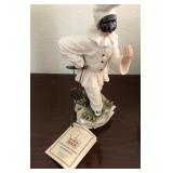 J1 - CAPODIMONTE PORCELAIN FIGURINE W/ COA (L35)