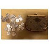 J1 - VINTAGE GUCCI COIN PURSES WITH COINS (M70)