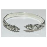 STERLING SILVER CUFF BRACELET 21.70GRS