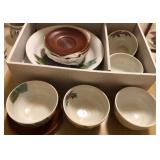 J1 - JAPANESE CEREMONIAL TEA CUPS & SAUCERS