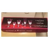 J1 - SIX PIECES LEAD CRYSTAL STEMWARE (M44)