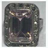 STERLING SILVER RING 7.70GRS SIZE 6