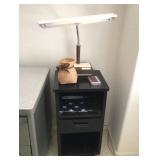 J1 - SIDE TABLE/ STAND WITH CONTENTS (B44)