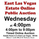 WELCOME TO OUR WED. @4pm ONLINE PUBLIC AUCTION