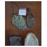 M - FOUR VINTAGE EVENING BAGS (N26)