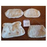 M - FOUR VINTAGE EVENING BAGS (