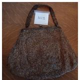 M - VINTAGE BEADED EVENING BAG (N13)
