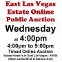 Wed.@4pm - East Las Vegas Estate Online Public Auction 7/29