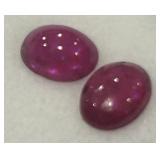 3.75CT CABOCHON RUBY GEMSTONES