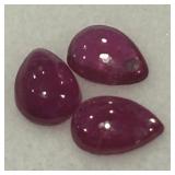 2.69CT CABOCHON RUBY GEMSTONES