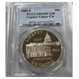 2001-P 1 DOLLAR PR69DCAM