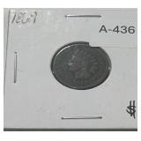 1869  ONE CENT
