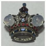 VINTAGE STERLING SILVER  BROCH 12.50GRS