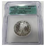 2001-D MEDAL PR69DCAM